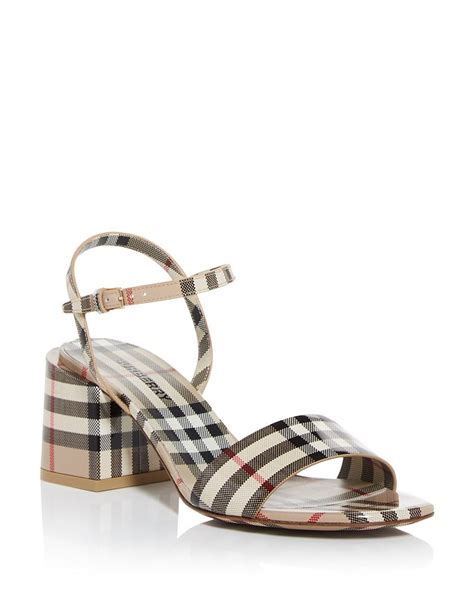 burberry sandals woman|Burberry block heel sandals.